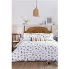 Joules Playful Dogs Duvet Cover Set - Navy