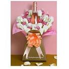 Pink Prosecco And Lindor Chocolate Bouquet