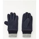 V By Very Boys Fleece Gloves - Navy