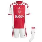 Adidas Ajax 23/24 Mini Home Full Kit - Red
