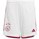 Adidas Ajax Junior 23/24 Home Stadium Shorts - White