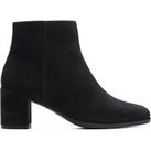 Clarks Freva55 Zip Boots - Black Sde