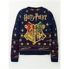 Harry Potter Christmas Jumper - Navy