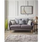 Very Home Lisa Fabric 2 Seater Scatterback Sofa - Grey - Fsc Certified