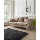 Very Home Lisa Fabric 3 Seater Scatterback Sofa - Natural - Fsc Certified