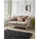 Very Home Lisa Fabric 2 Seater Scatterback Sofa - Natural - Fsc Certified