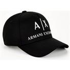 Armani Exchange Logo Baseball Cap - Black/White