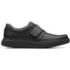 Clarks Un Abode Formal Slip On Strap Shoes - Black