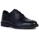 Geox Boys Zheeno Smooth Leather Lace Up School Shoe