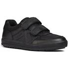 Geox Boys Arzach Double Strap School Shoe - Black