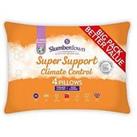 Slumberdown Climate Control Super Support Pack Of 4 Pillows - White