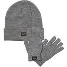 Jack & Jones Jack & Jones Knit Hat & Gloves Gift Set - Grey