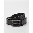Jack & Jones Leather Belt - Black