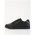 Tommy Hilfiger Elevated Classic Leather Trainer - Black