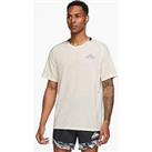 Nike Men'S Trail Solar Chase Short Sleeve Running T-Shirt - White