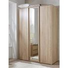 Everyday Lisson 3 Door Mirrored Wardrobe - Oak - Fsc Certified
