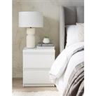 Everyday Lisson 2 Drawer Bedside - White