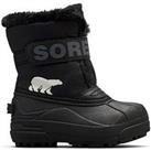 Sorel Younger Kids Snow Commander Insulated Snow Boot - Black