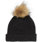 Only Kids Girls Sienna Knitted Beanie Hat - Black