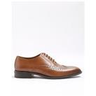 River Island Lace Up Brogue Derby - Brown