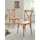 Very Home Pair Of Bobbin Bistro Dining Chairs