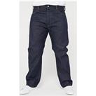 Levi'S Big & Tall 501 Original Straight Fit Jeans - Rainforest Rigid - Dark Blue