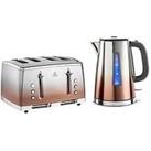 Russell Hobbs Eclipse Copper Kettle & Toaster Bundle