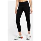 Nike Fast Women'S Mid-Rise 7/8 Graphic Leggings - Black