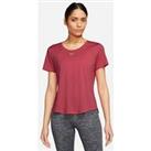 Nike Dri-Fit One Women'S Short-Sleeve Top - Red