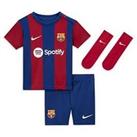 Nike Barcelona Infants 23/24 Home Kit - Blue/Red
