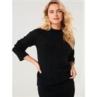 V By Very Boucle Coord Crew Neck Jumper