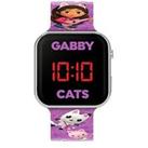 Disney Gabby Purple Printed Strap Led Watch