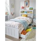 Very Home Atlanta Children'S Single Bed With Drawers, Storage Headboard And Mattress Options (Buy An