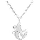 Disney Princess Mermaid Sterling Silver Necklace