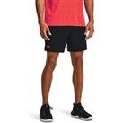 Under Armour Mens Training Vanish Woven 6In Graphic Shorts - Black