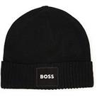 Boss Boys Logo Beanie Hat - Black