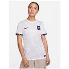 Nike France 2023 Women'S Away Stadium Short Sleeved Shirt - White
