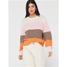 Pieces Naomi Long Sleeve Knitted Jumper - Multi