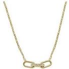 Fossil Heritage Gold Tone Stainless Steel Necklace
