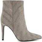 Dune London Oonaz Ankle Boots - Silver