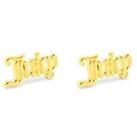 Juicy Couture Gold Plated Stud Earring