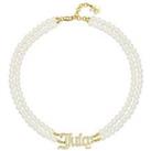 Juicy Couture Silver Plated Choker