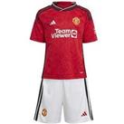 Adidas Manchester United Mini Kit 23/24 Home Full Kit - Red