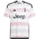 Adidas Juventus Junior 23/24 Away Stadium Replica Shirt - White