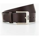 Boss Jemio Leather Belt - Brown