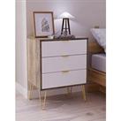 Swift Andie Ready Assembled 3 Drawer Midi Sideboard