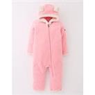 Columbia Infant Tiny Bear Ii Fleece Bunting Bodysuit - Pink