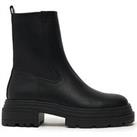 Schuh Alessia Chunky Sock Boot - Black