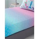 Catherine Lansfield Mermaid Pink Fitted Sheet