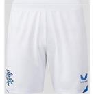 Castore Rangers Mens 23/24 Home Stadium Shorts - White